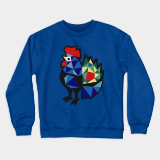 Polish Folk Rooster Crewneck Sweatshirt